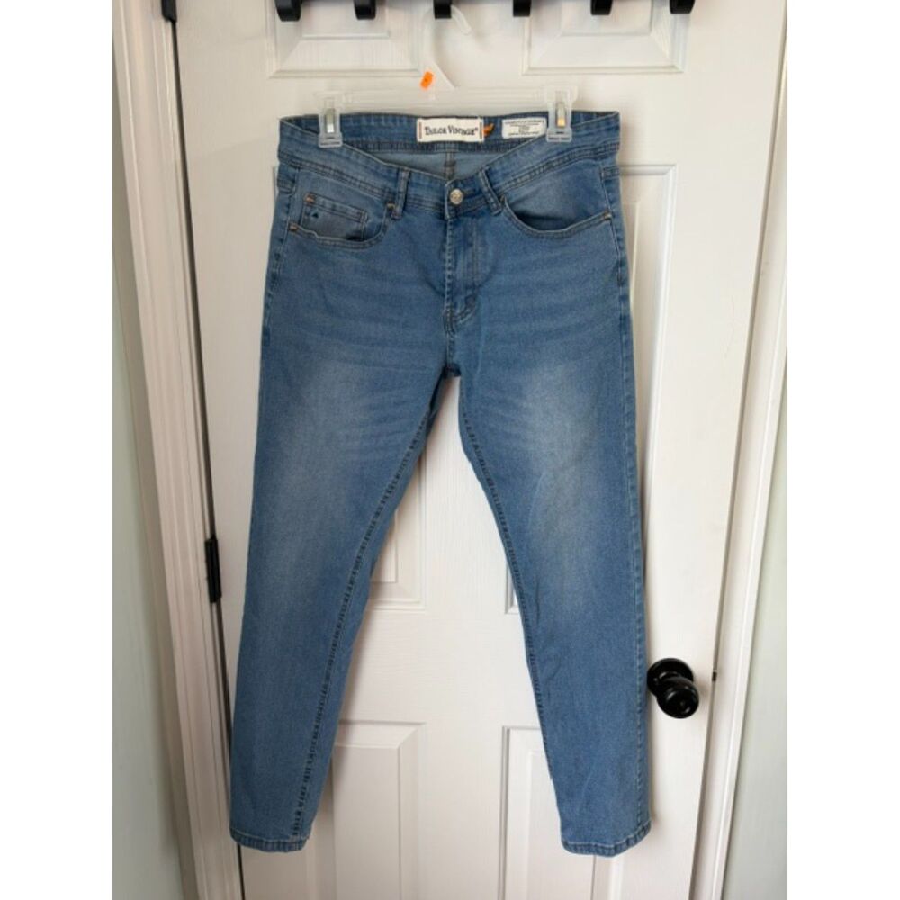 Tailor Vintage Canaan Slim Fit Comfort Stretch Waist Mens Jeans 30x30